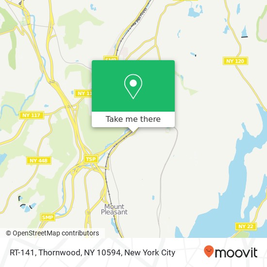 Mapa de RT-141, Thornwood, NY 10594