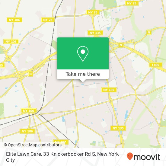 Elite Lawn Care, 33 Knickerbocker Rd S map