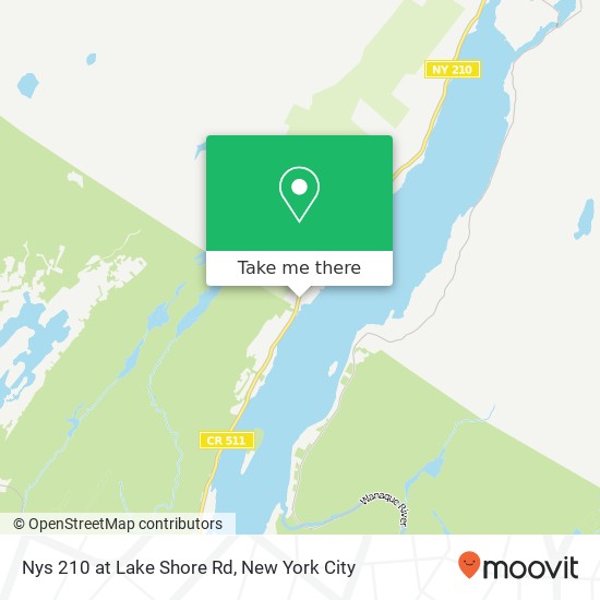 Mapa de Nys 210 at Lake Shore Rd