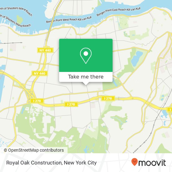 Royal Oak Construction map