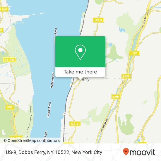 Mapa de US-9, Dobbs Ferry, NY 10522