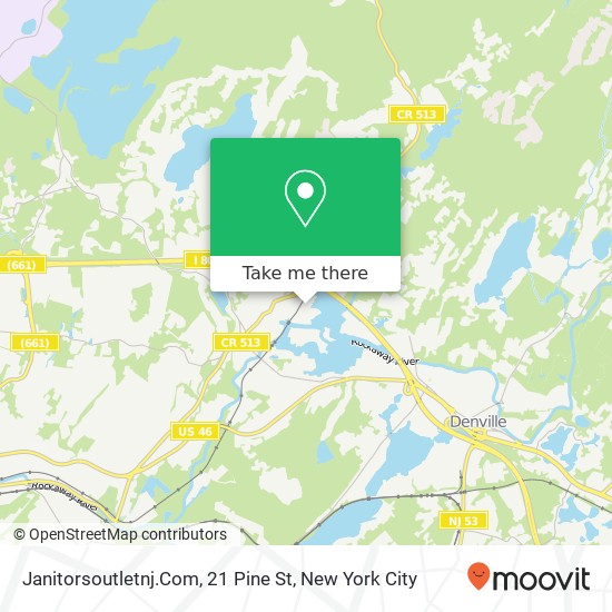 Mapa de Janitorsoutletnj.Com, 21 Pine St