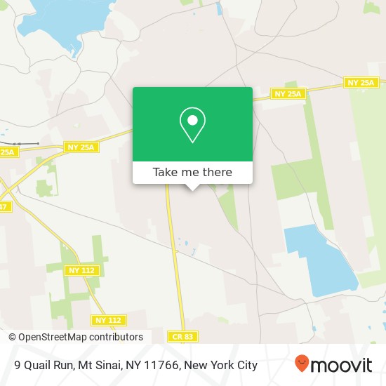 9 Quail Run, Mt Sinai, NY 11766 map