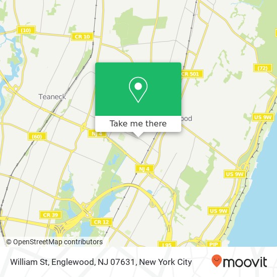 William St, Englewood, NJ 07631 map