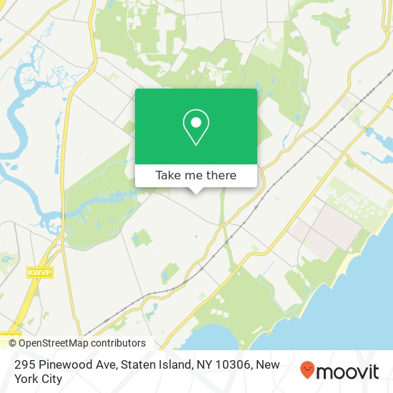 295 Pinewood Ave, Staten Island, NY 10306 map