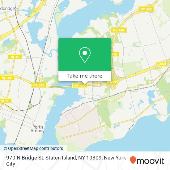 970 N Bridge St, Staten Island, NY 10309 map