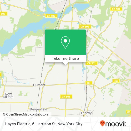 Mapa de Hayes Electric, 6 Harrison St