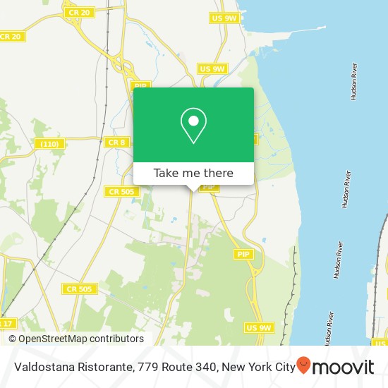 Valdostana Ristorante, 779 Route 340 map