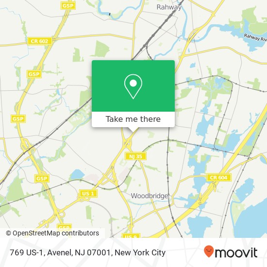 769 US-1, Avenel, NJ 07001 map