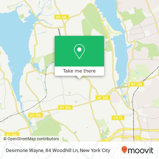 Mapa de Desimone Wayne, 84 Woodhill Ln