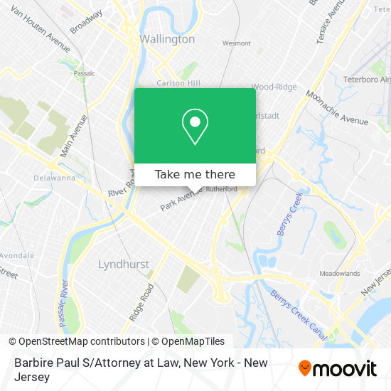 Barbire Paul S/Attorney at Law map