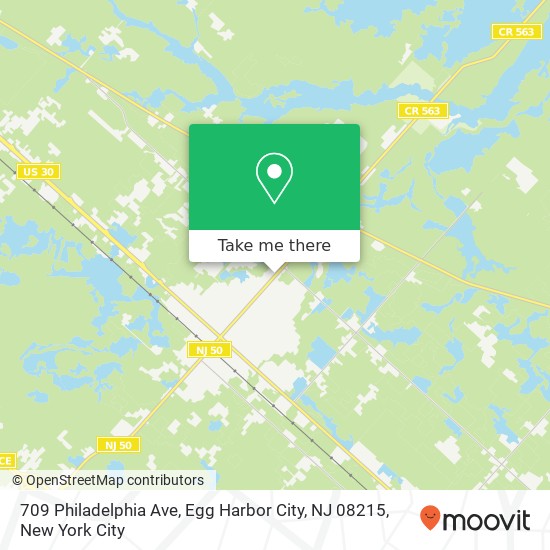 709 Philadelphia Ave, Egg Harbor City, NJ 08215 map