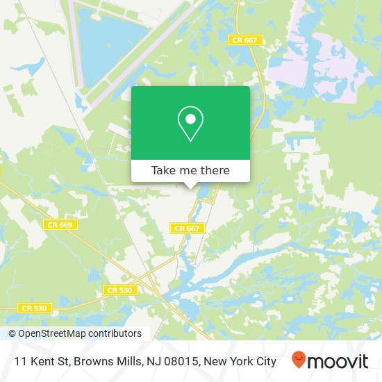 11 Kent St, Browns Mills, NJ 08015 map