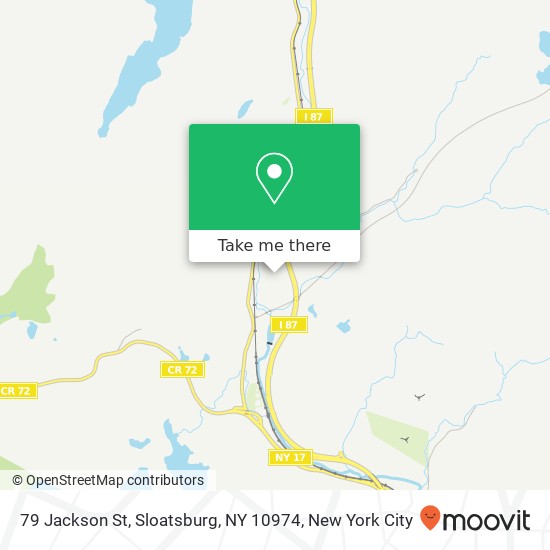 Mapa de 79 Jackson St, Sloatsburg, NY 10974