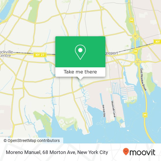 Mapa de Moreno Manuel, 68 Morton Ave