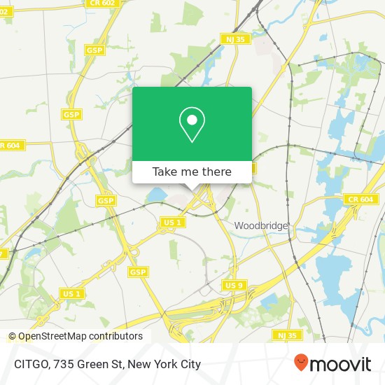 CITGO, 735 Green St map