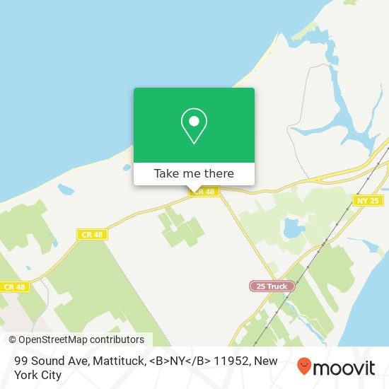 99 Sound Ave, Mattituck, <B>NY< / B> 11952 map