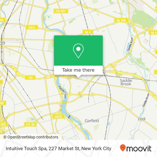 Mapa de Intuitive Touch Spa, 227 Market St