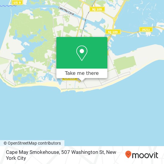 Cape May Smokehouse, 507 Washington St map