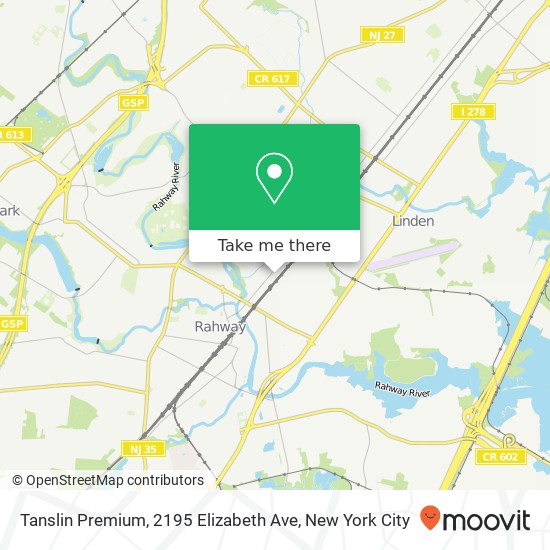 Tanslin Premium, 2195 Elizabeth Ave map