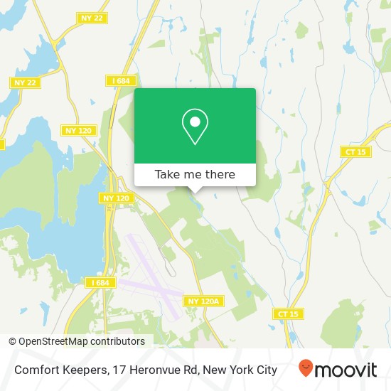 Mapa de Comfort Keepers, 17 Heronvue Rd