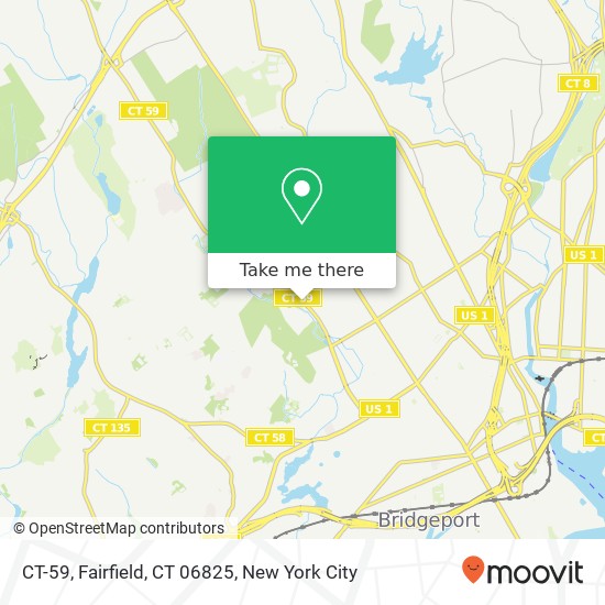 CT-59, Fairfield, CT 06825 map