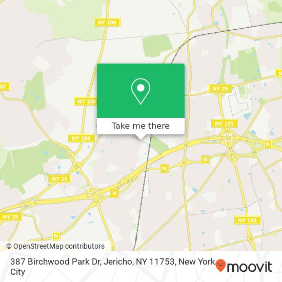 387 Birchwood Park Dr, Jericho, NY 11753 map