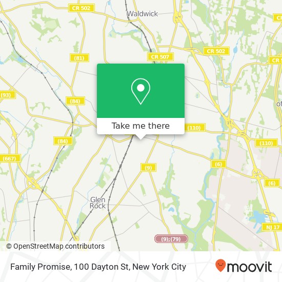 Mapa de Family Promise, 100 Dayton St