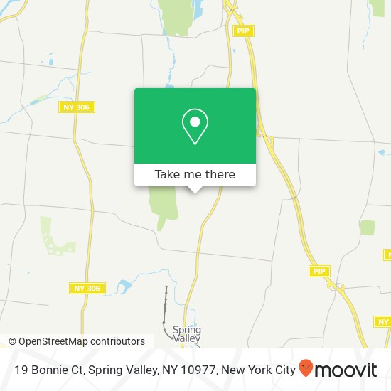 Mapa de 19 Bonnie Ct, Spring Valley, NY 10977