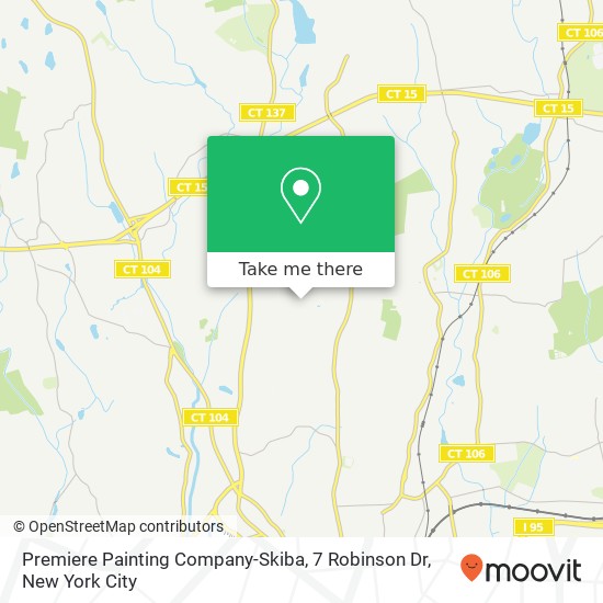 Mapa de Premiere Painting Company-Skiba, 7 Robinson Dr