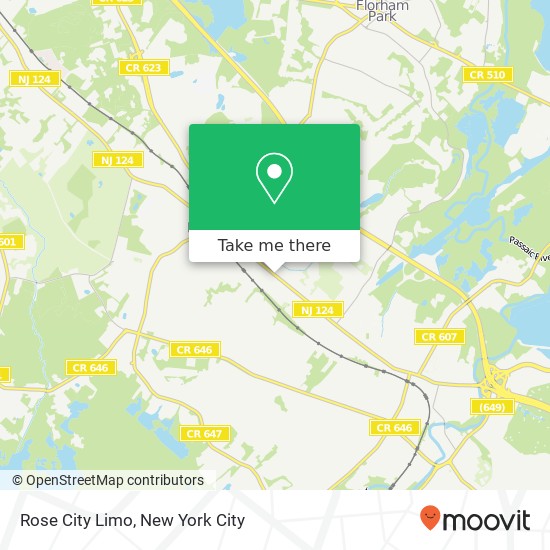 Mapa de Rose City Limo