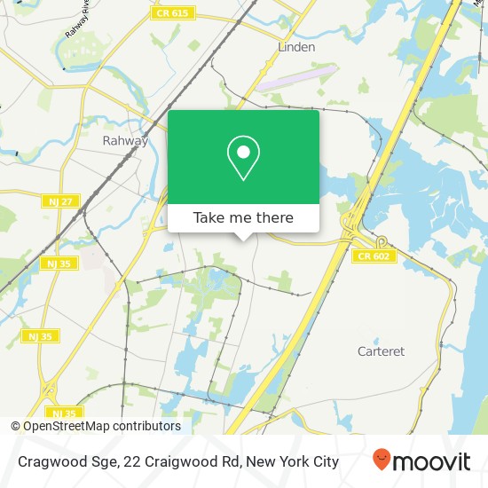 Cragwood Sge, 22 Craigwood Rd map
