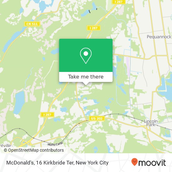 Mapa de McDonald's, 16 Kirkbride Ter