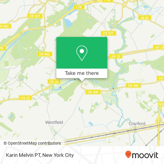 Karin Melvin PT map