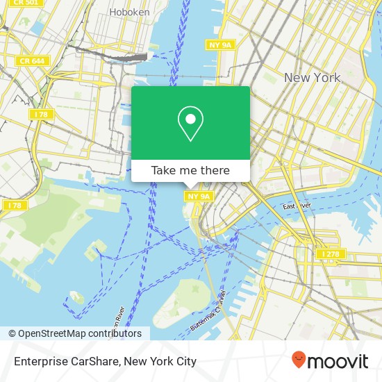 Enterprise CarShare map