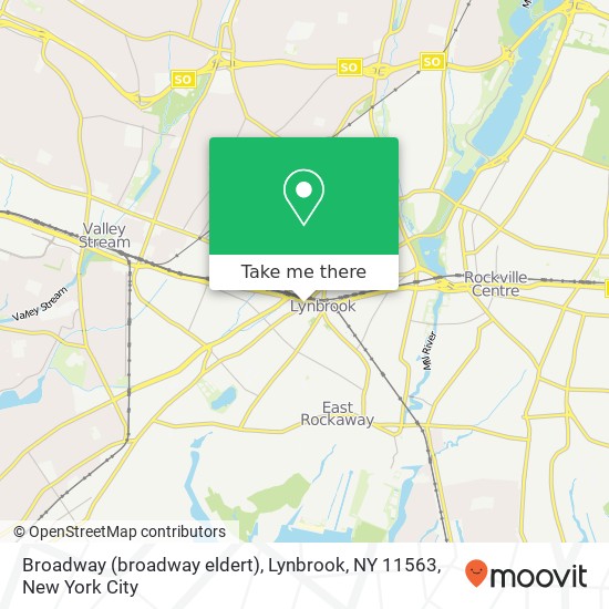 Broadway (broadway eldert), Lynbrook, NY 11563 map