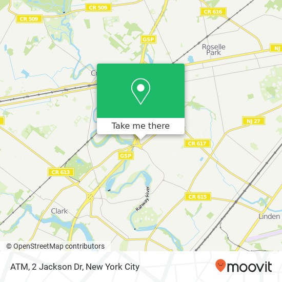 Mapa de ATM, 2 Jackson Dr