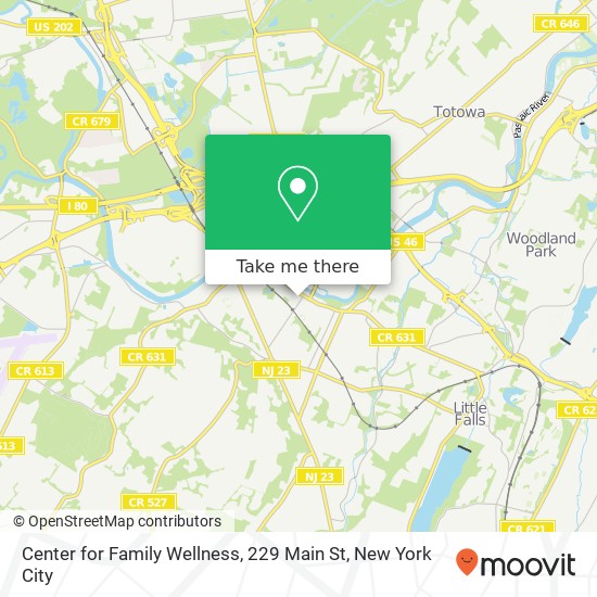 Center for Family Wellness, 229 Main St map