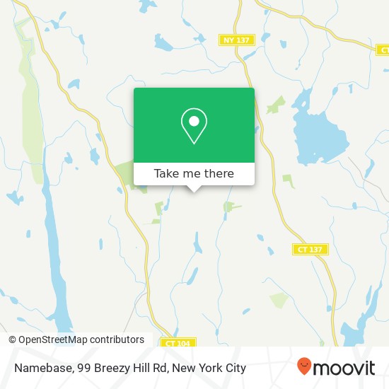 Mapa de Namebase, 99 Breezy Hill Rd