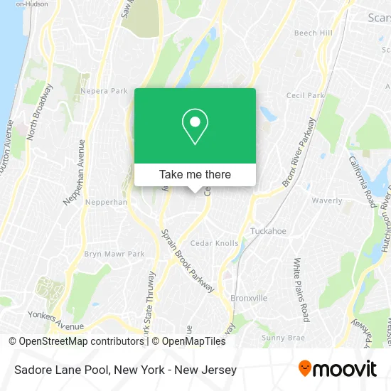 Sadore Lane Pool map