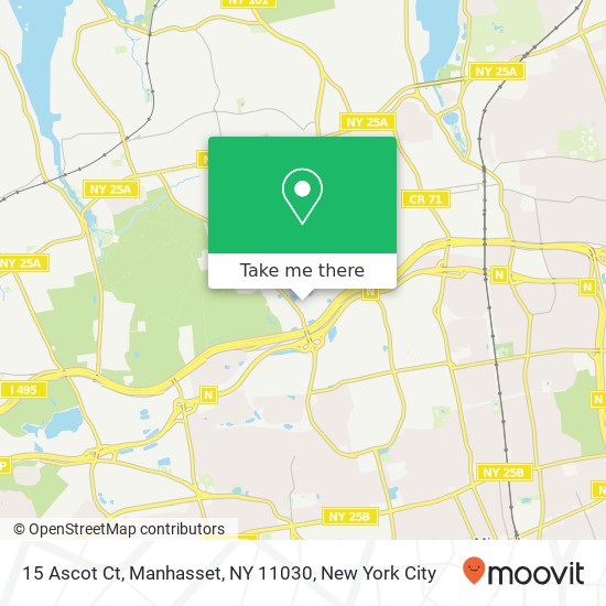 15 Ascot Ct, Manhasset, NY 11030 map