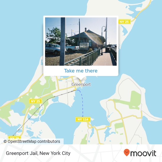 Greenport Jail map