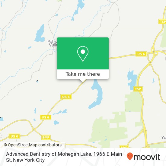 Advanced Dentistry of Mohegan Lake, 1966 E Main St map