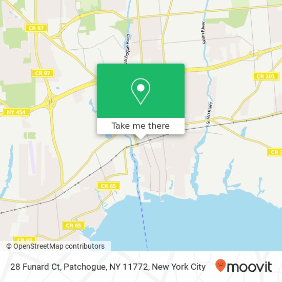 28 Funard Ct, Patchogue, NY 11772 map