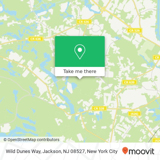 Wild Dunes Way, Jackson, NJ 08527 map