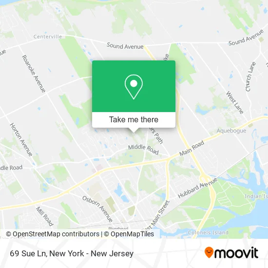 69 Sue Ln map