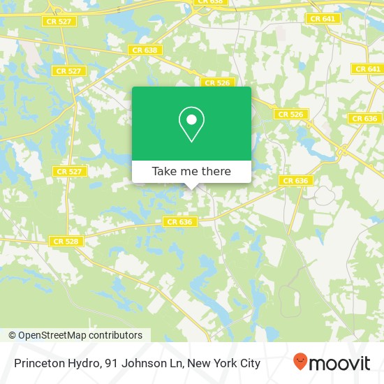 Princeton Hydro, 91 Johnson Ln map