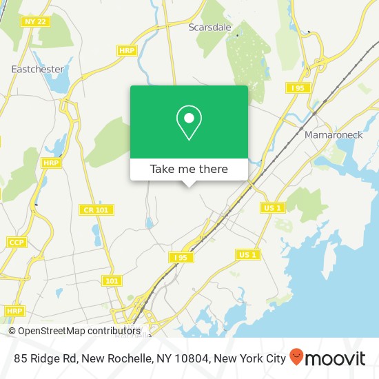85 Ridge Rd, New Rochelle, NY 10804 map
