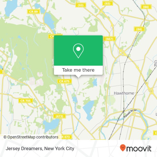 Jersey Dreamers map