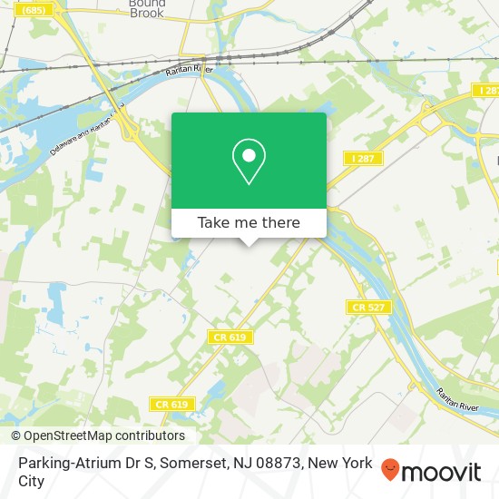 Mapa de Parking-Atrium Dr S, Somerset, NJ 08873